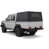 Hardtop Explorer noir lisse Toyota Land Cruiser 79 double cabine 1999+ Alu-Cab
